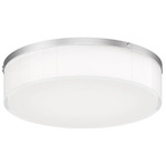 Disq Ceiling Light - Satin Nickel / Frost / Clear