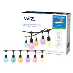 WiZ RGB+Tunable White String Light Kit 48 Foot 12 Light - Black