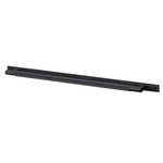 Linear Pull Bar with Plate - Black