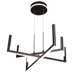 Silicon Valley Chandelier - Black