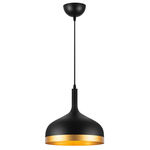 Dash Pendant - Black / Gold