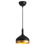 Dash Pendant - Black / Gold