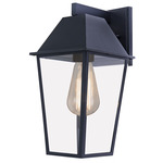 Winchester Outdoor Wall Light - Black / Clear