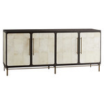 Edison Credenza - Antique Brass / Ivory