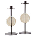 Terrell Candleholders Set of 2 - Bronze / Champagne