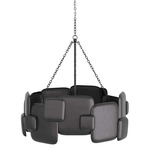 Waylon Chandelier - Blackened Iron