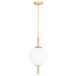 Tirso Pendant - Antique Brass / Opal