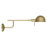 Tempe Swing Arm Wall Sconce - Antique Brass