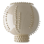 Spitzy Large Vase - Ivory Crackle