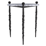 Blackthorn Side / End Table - Blackened Iron