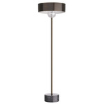 Wheeler Floor Lamp - English Bronze / Clear