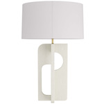 Tevin Table Lamp - Ivory / Off White