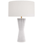 Vayla Table Lamp - Ice / White