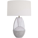 Whaley Table Lamp - White / White