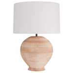 Tahoe Table Lamp - Whitewash / White