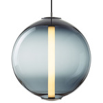 Buoy Sphere Pendant - Silver / Smoke