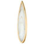 Havasu Wall Sconce - Vintage Brass / Alabaster