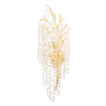 Genoa Wall Sconce - Gold Leaf / Clear/Frost