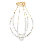 Celeste Chandelier - Vintage Brass / Clear