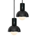 Maria Multi Light Pendant - Black / Gunmetal