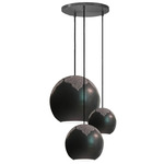 Najma Multi Light Pendant - Gunmetal