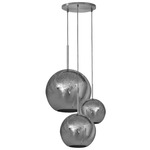 Najma Multi Light Pendant - Brushed Nickel Silver