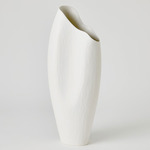 Horn Vase - Matte White