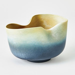 Indent Bowl - Grey / Yellow