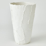 Chip Vase - Matte White