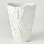 Chip Vase - Matte White