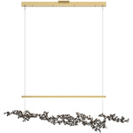 Coral Linear Pendant - Modern Brass / Oil Rubbed Bronze