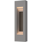 Procession Outdoor Wall Sconce - Coastal Burnished Steel / Coastal Dark Smoke
