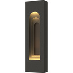 Procession Arch Outdoor Wall Sconce - Coastal Natural Iron / Coastal Dark Smoke