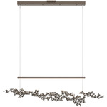 Coral Linear Pendant - Bronze / Dark Smoke