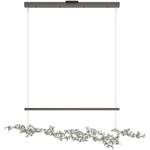 Coral Linear Pendant - Oil Rubbed Bronze / Sterling