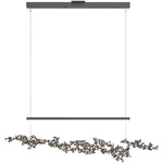 Coral Linear Pendant - Natural Iron / Dark Smoke