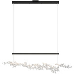 Coral Linear Pendant - Black / White