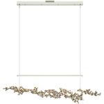 Coral Linear Pendant - Sterling / Soft Gold