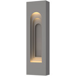 Procession Arch Outdoor Wall Sconce - Coastal Burnished Steel / Coastal Burnished Steel