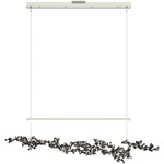Coral Linear Pendant - Sterling / Ink