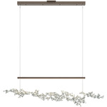 Coral Linear Pendant - Bronze / Vintage Platinum