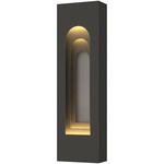Procession Arch Outdoor Wall Sconce - Coastal Natural Iron / Coastal Burnished Steel