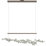 Coral Linear Pendant - Bronze / Sterling