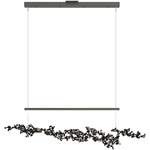 Coral Linear Pendant - Natural Iron / Black