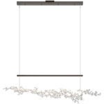 Coral Linear Pendant - Oil Rubbed Bronze / White