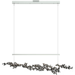 Coral Linear Pendant - Vintage Platinum / Ink