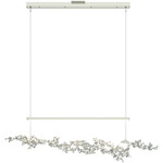 Coral Linear Pendant - Sterling / Vintage Platinum