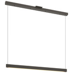 Fold Linear Pendant - Dark Smoke