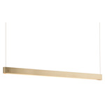 Fold Linear Pendant - Modern Brass