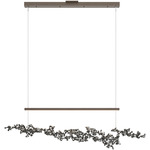 Coral Linear Pendant - Bronze / Natural Iron